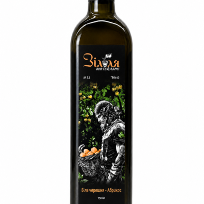 Кордіал “Біла черешня – Абрикос” 0,75 л “Зілля”