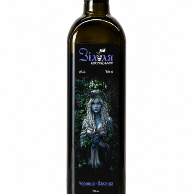 Кордіал “Чорниця – Лаванда” 0,75 л “Зілля”