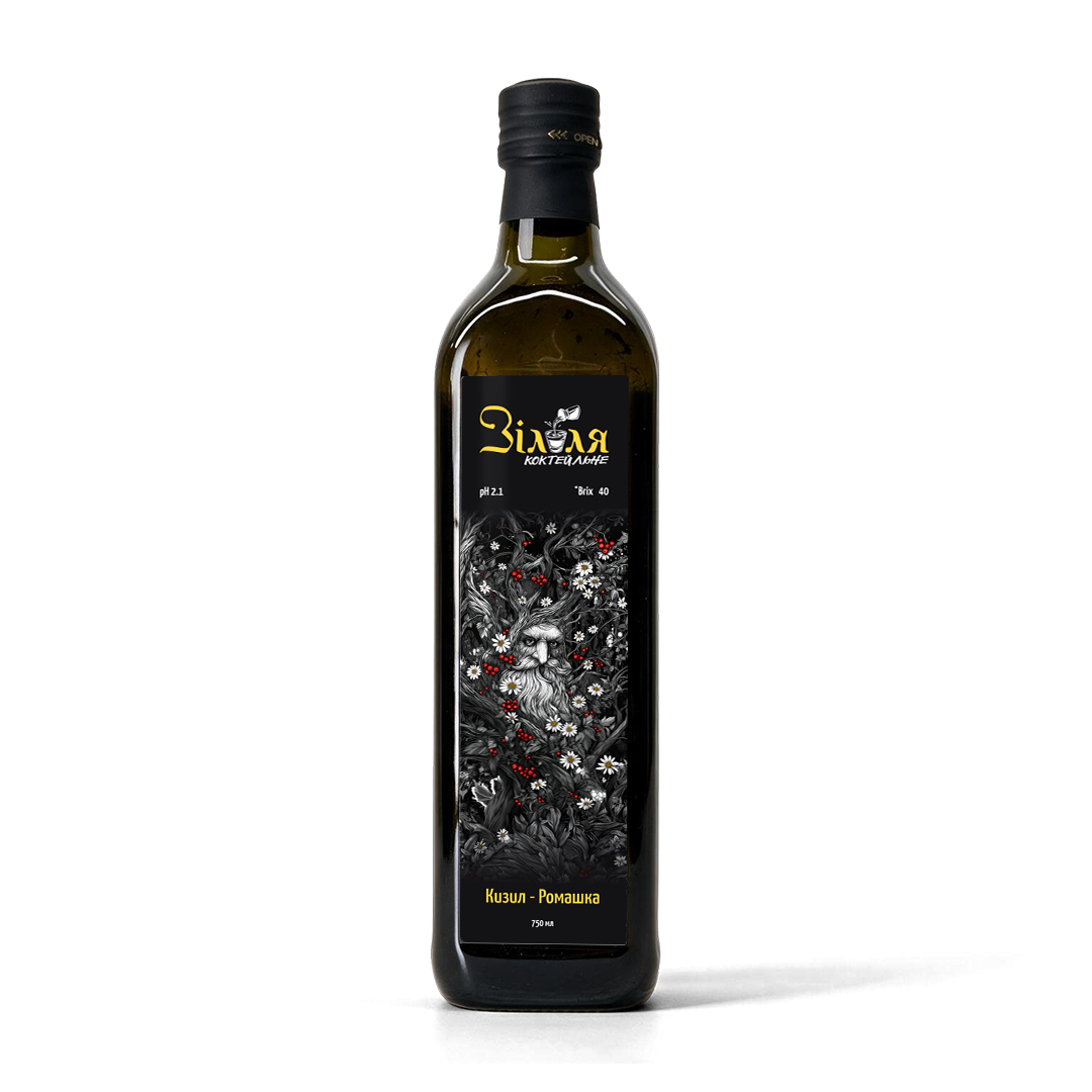 Кордіал “Кизил – Ромашка” 0,75 л “Зілля” - Зображення 2